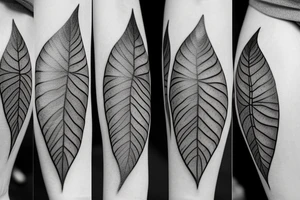 Leaves tattoo idea