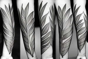 Leaves tattoo idea