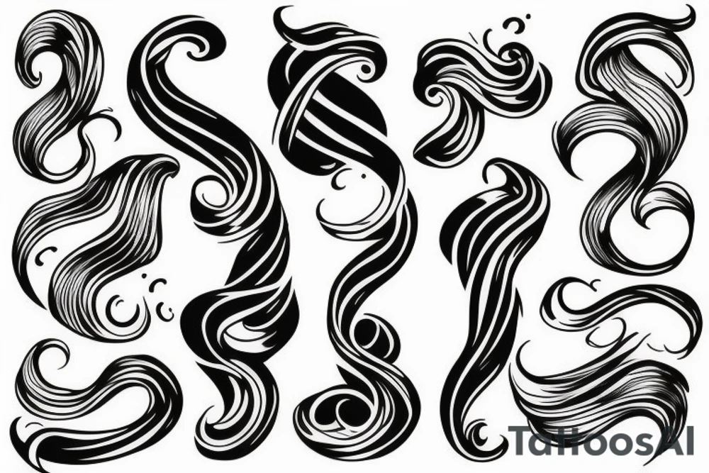 Waves tattoo idea