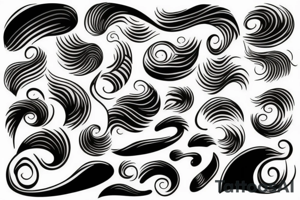 Waves tattoo idea