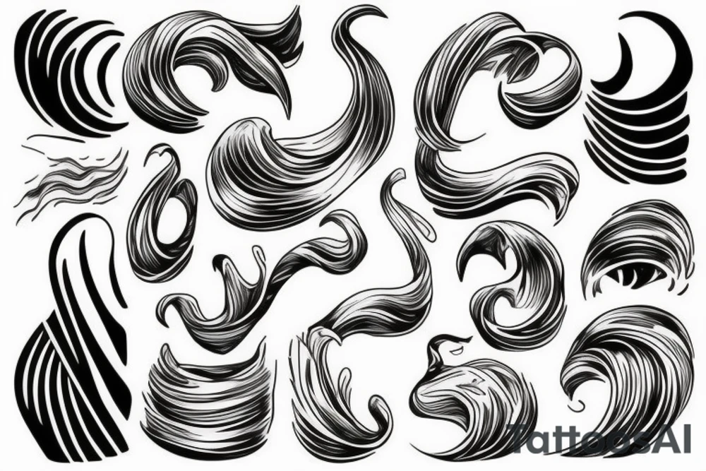 Waves tattoo idea