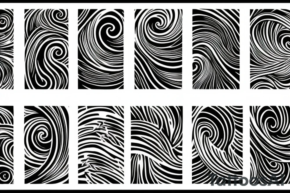 Waves tattoo idea