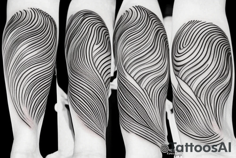 Waves tattoo idea