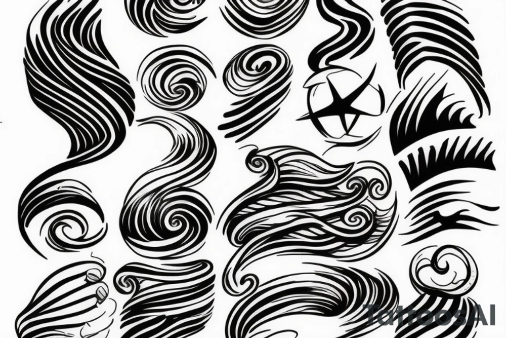 Waves tattoo idea