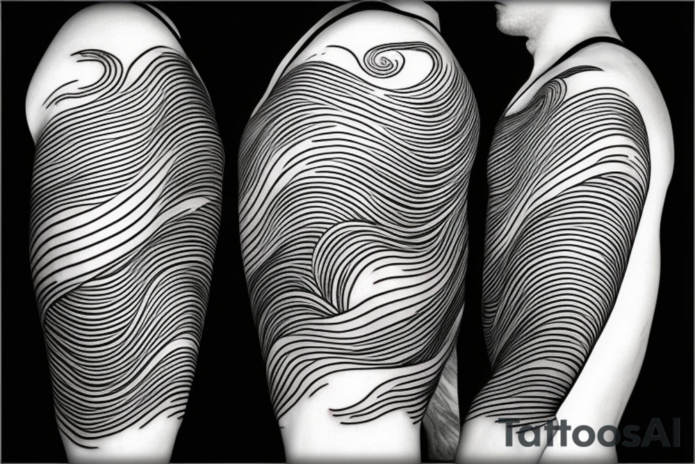 Waves tattoo idea