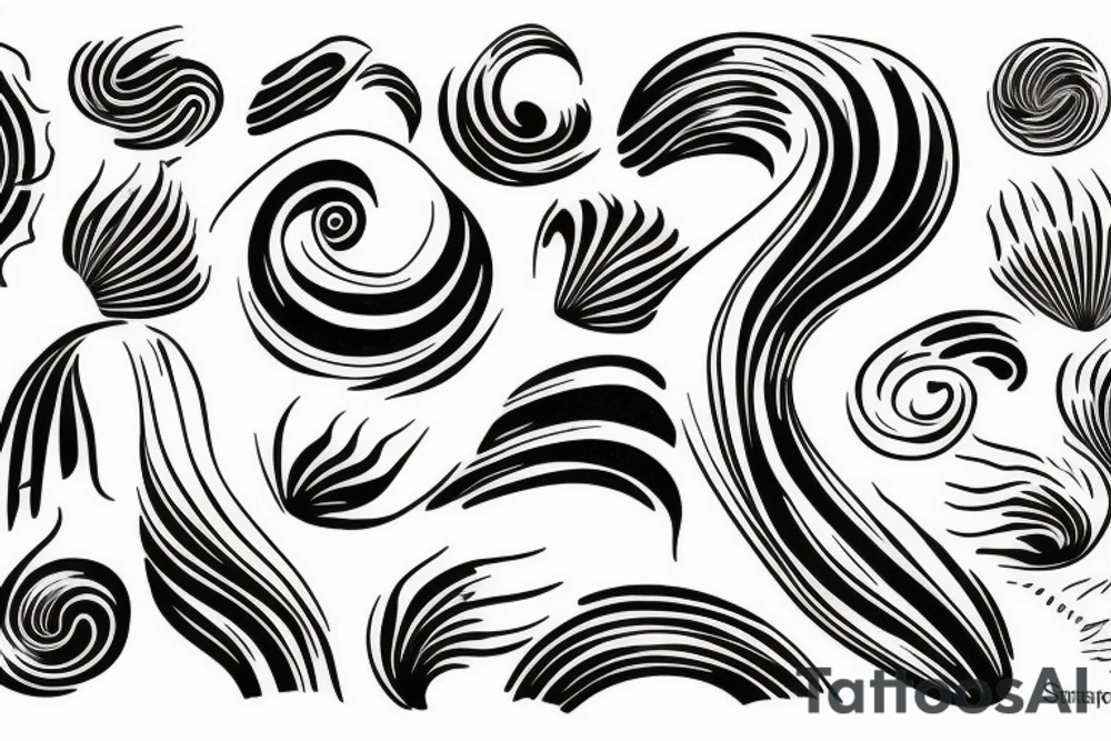 Waves tattoo idea