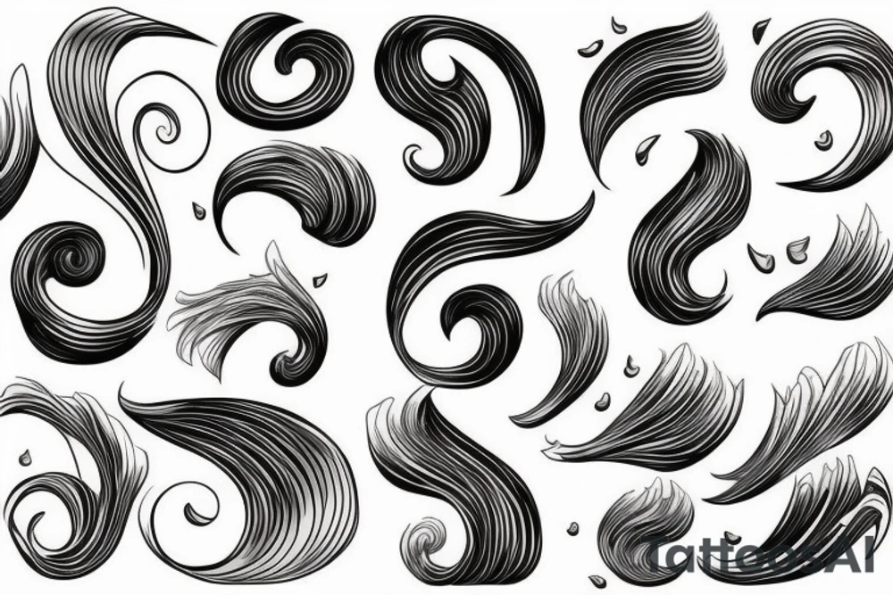 Waves tattoo idea