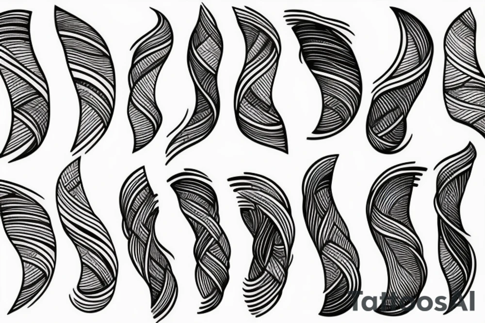 Waves tattoo idea