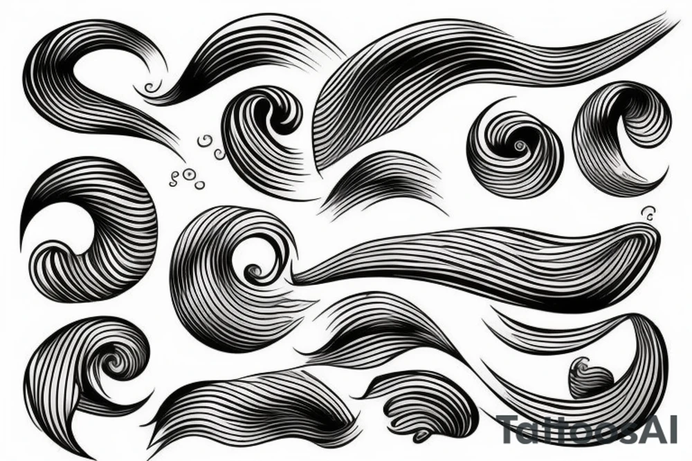 Waves tattoo idea