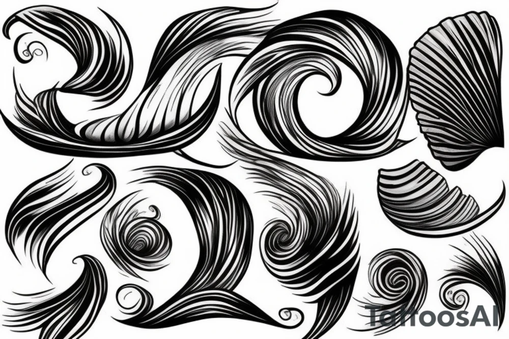 Waves tattoo idea