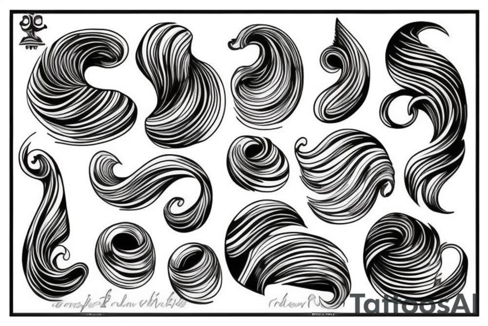 Waves tattoo idea