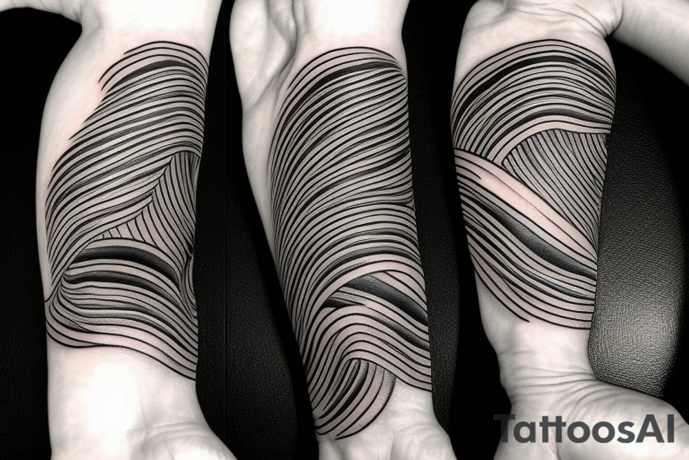 Waves tattoo idea