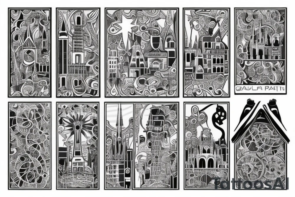 berlin skyline tattoo idea