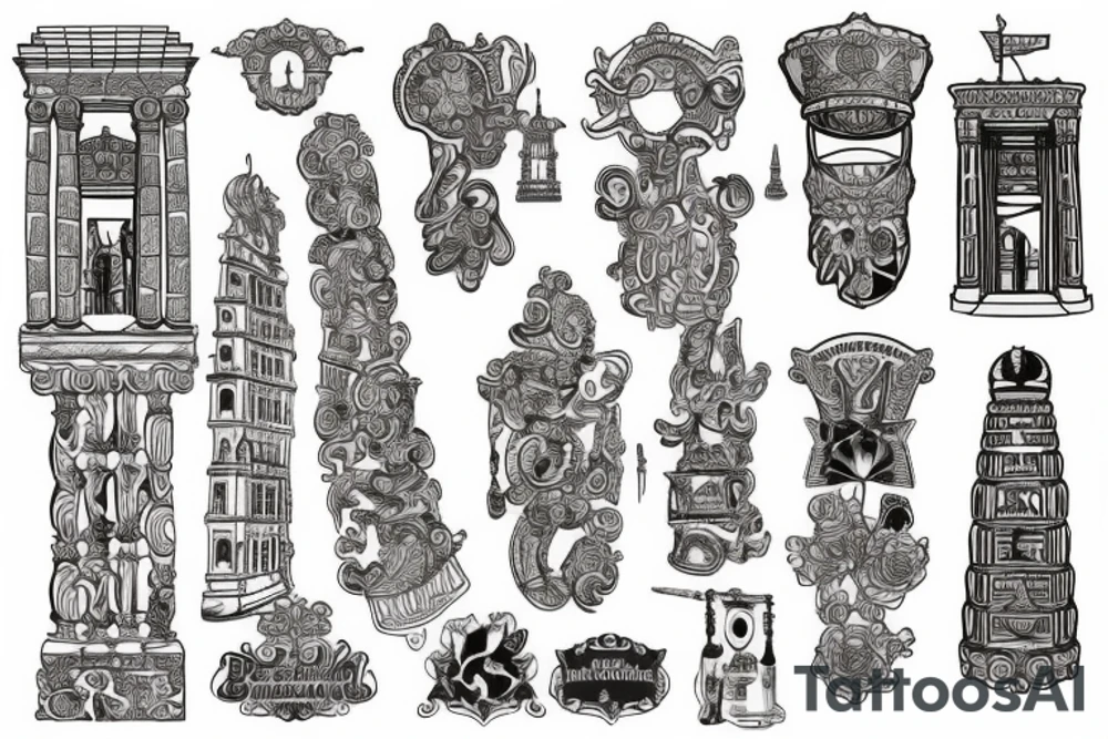 berlin brandenburger tor tattoo idea