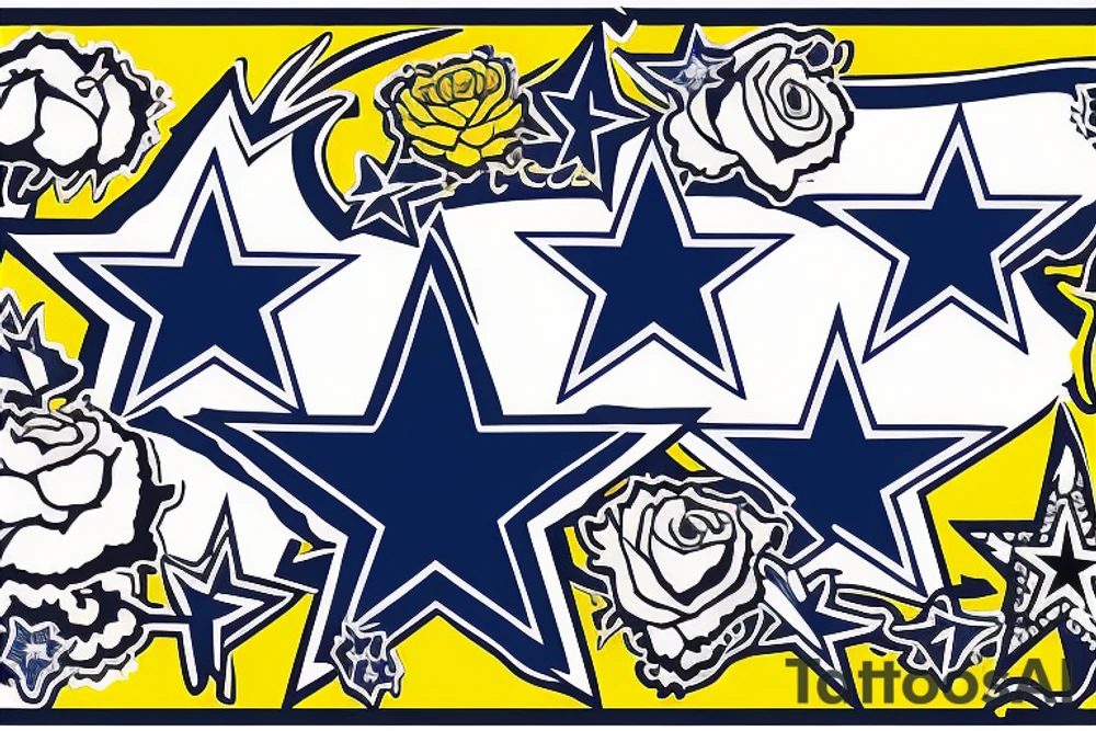State of texas, Dallas cowboys star, San Antonio spurs logo, bluebonnet, yellow rose, armadillo tattoo idea