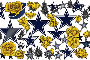 State of texas, Dallas cowboys star, San Antonio spurs logo, bluebonnet, yellow rose, armadillo, the alamo tattoo idea