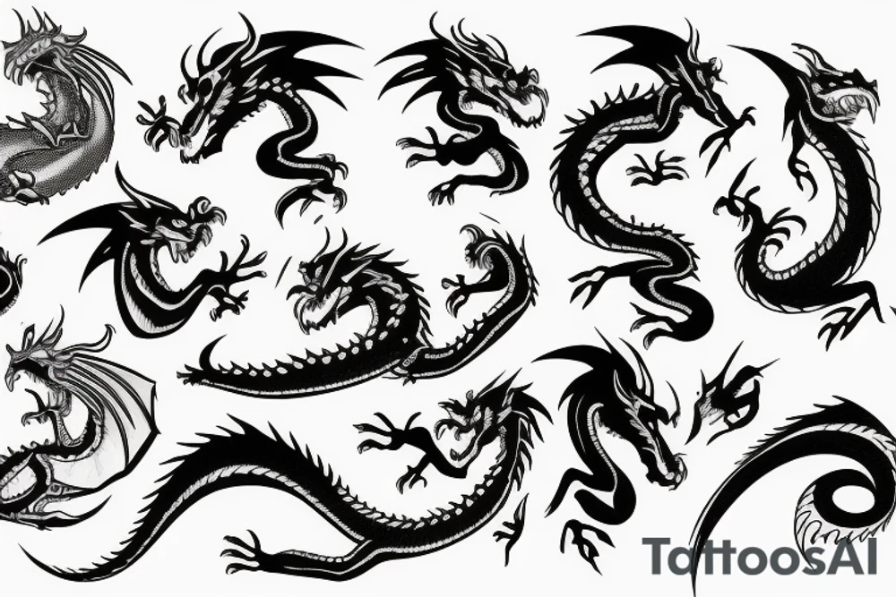 dragon tattoo idea