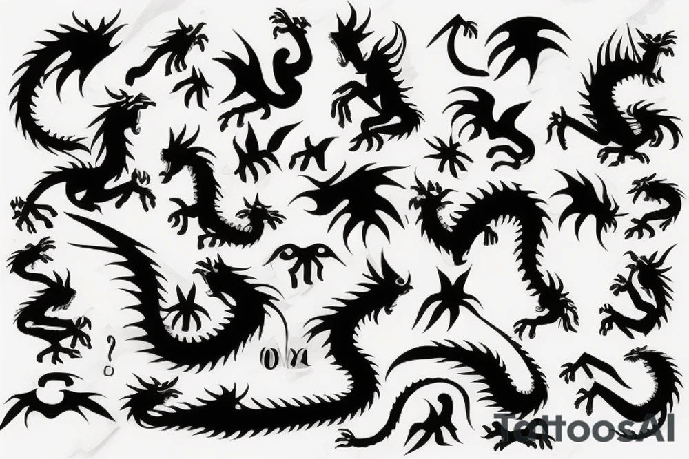 dragon tattoo idea
