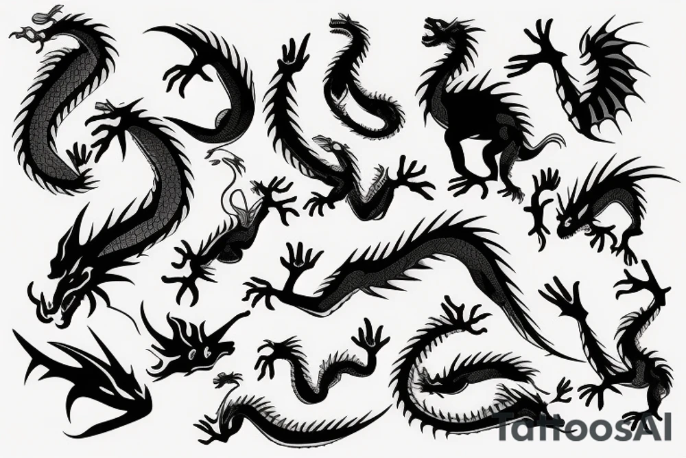 dragon tattoo idea