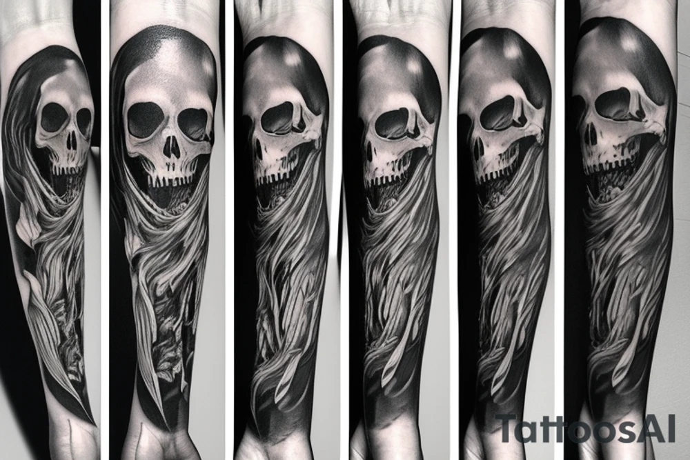 Grim reaper tattoo idea