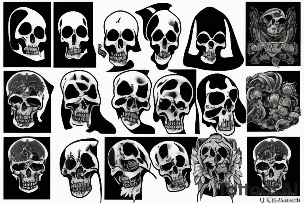 Grim reaper tattoo idea