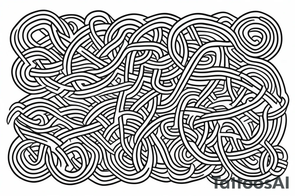 Small, Minimalist, intricate, interlocking labyrinth. Placement on side tattoo idea Small, Minimalist, intricate, interlocking labyrinth. Placement on side tattoo idea