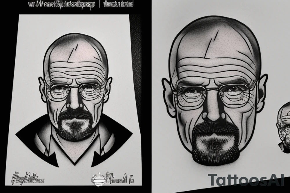 walter white tattoo idea