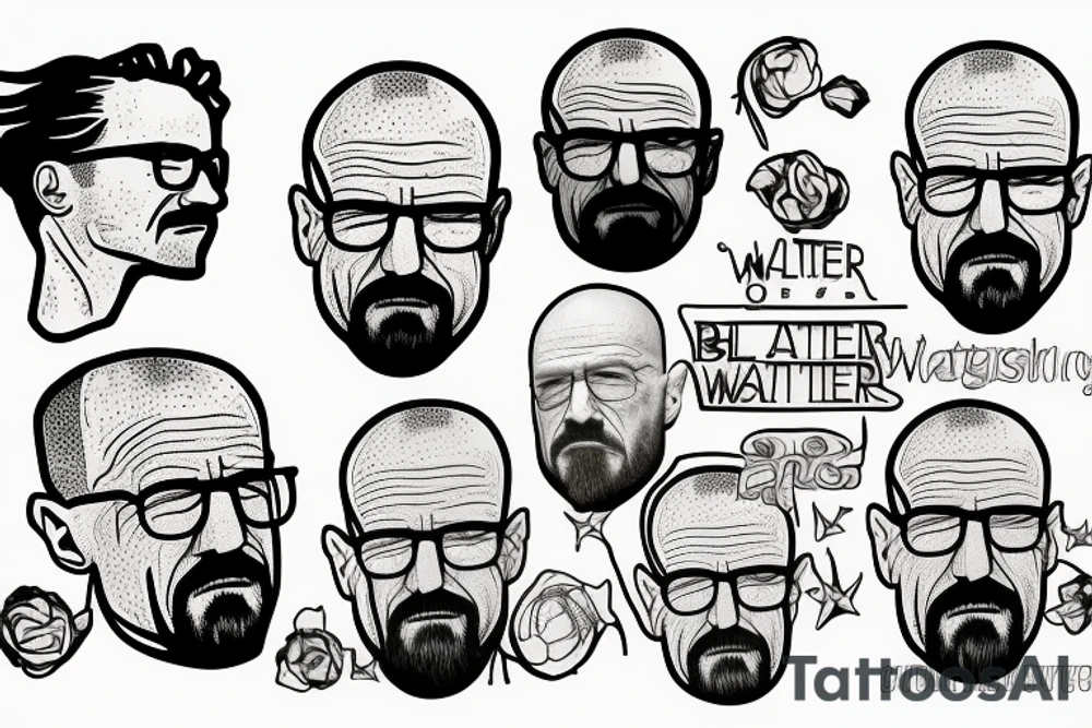 walter white tattoo idea