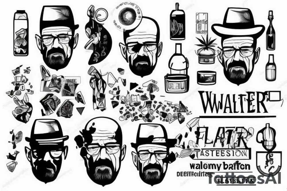 walter white tattoo idea