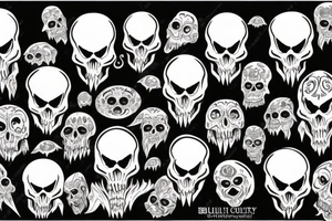 cthulu skull tattoo idea