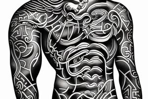 Greek statue tattoo rib piece male tattoo idea
