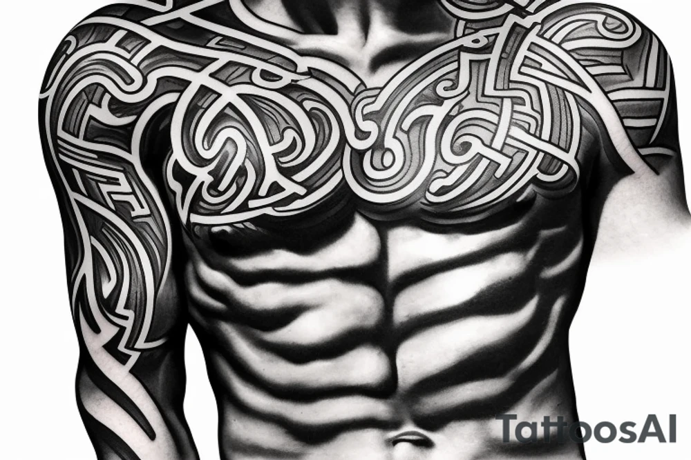 Greek statue tattoo rib piece male tattoo idea