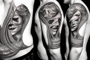Greek gods rib tattoo tattoo idea