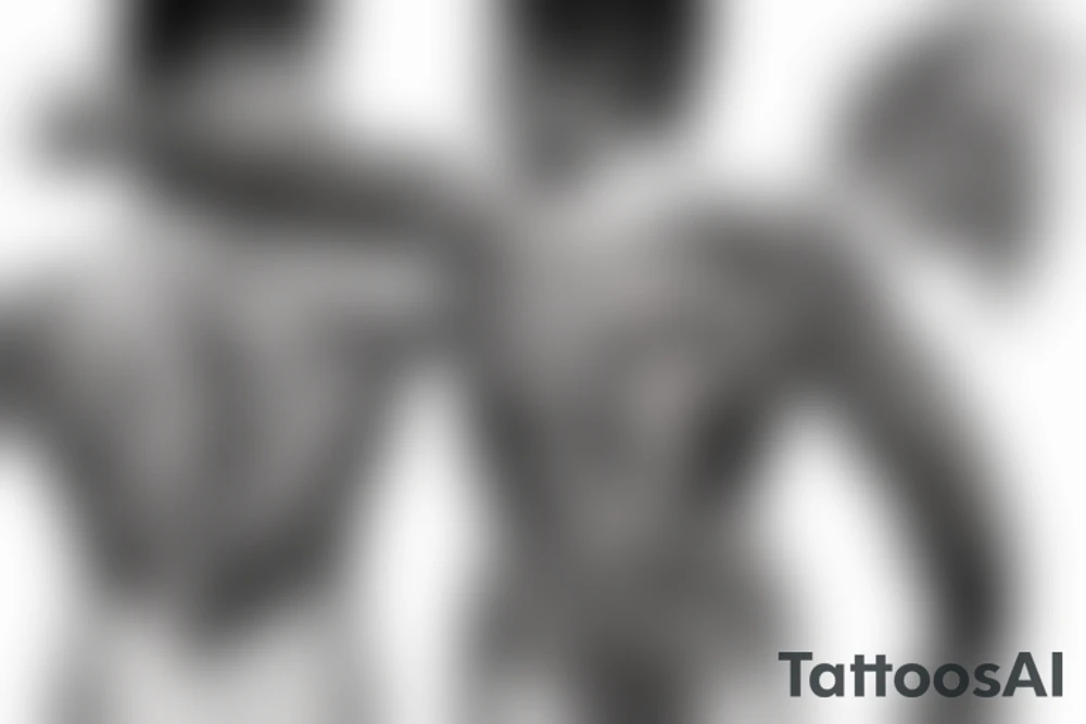 Greek gods rib tattoo tattoo idea