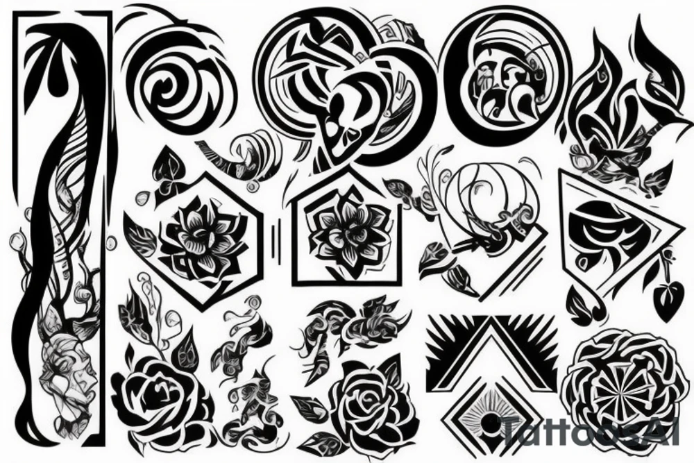Кокос tattoo idea