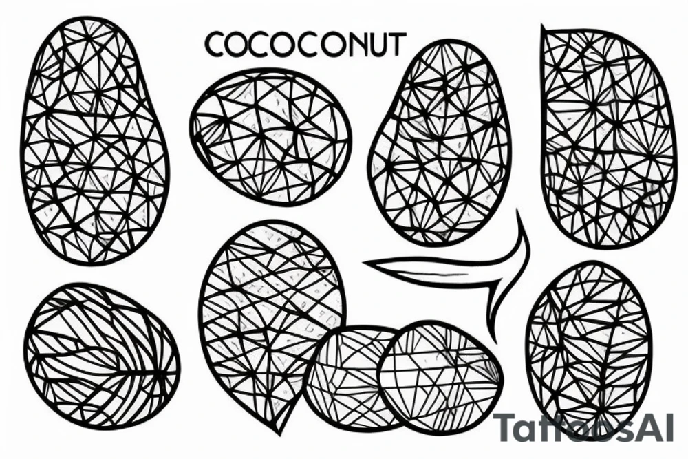 coconut tattoo idea