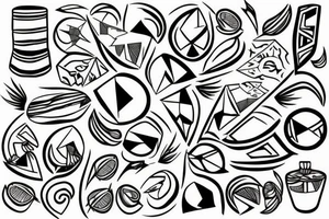 coconut tattoo idea