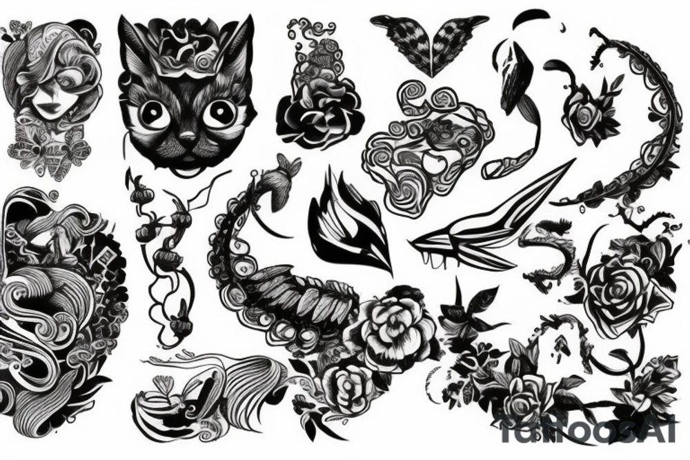 Кокос tattoo idea