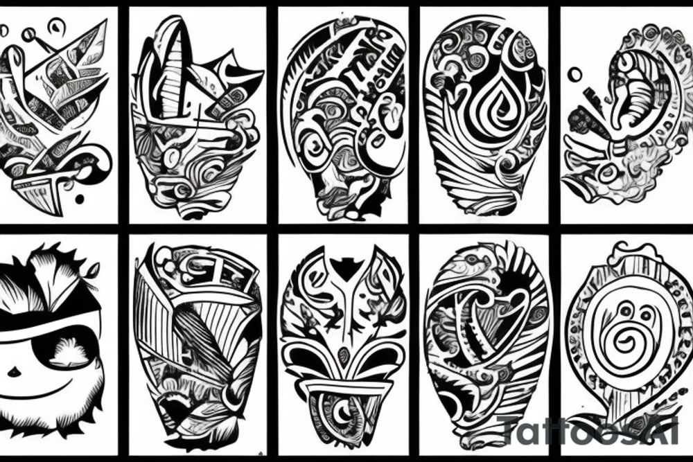 coconut tattoo idea