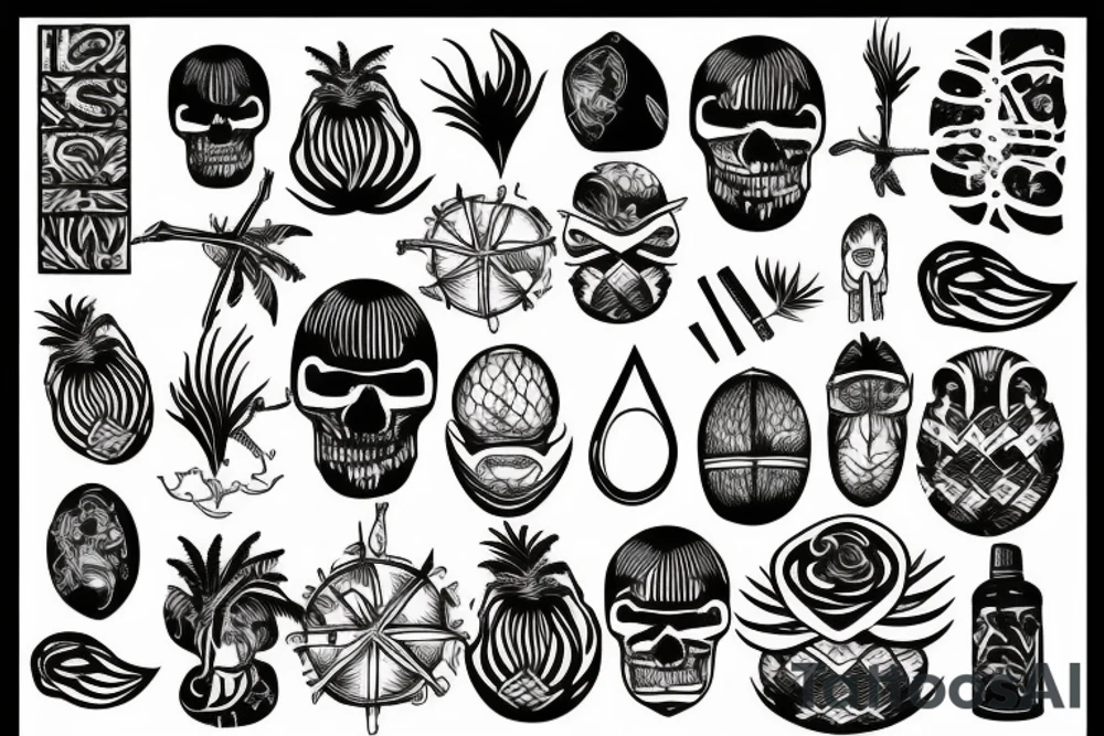 coconut tattoo idea