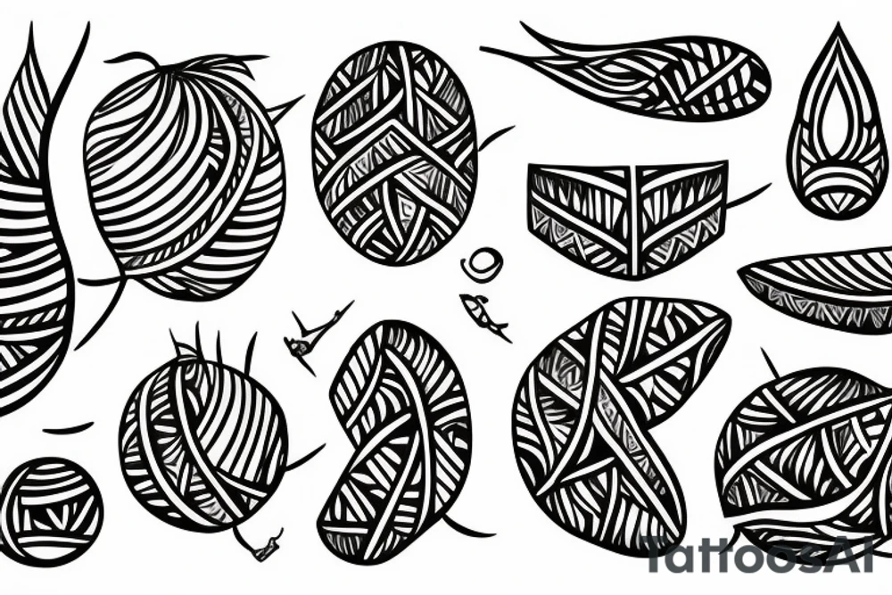 coconut tattoo idea