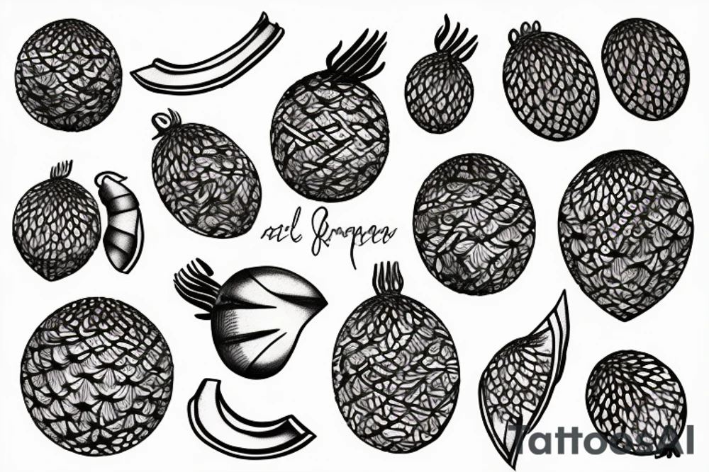 coconut tattoo idea