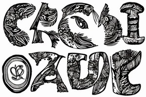 coconut tattoo idea
