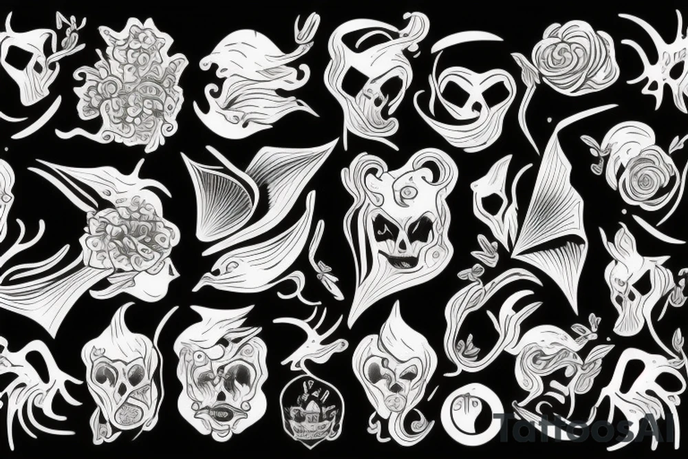 Кокос одной линией tattoo idea