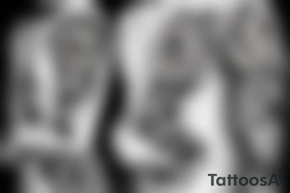 Кокос одной линией tattoo idea