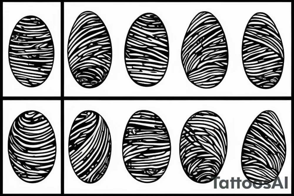 coconut one line tattoo idea