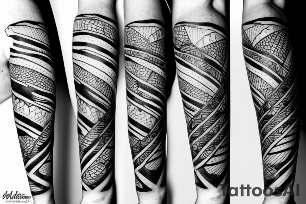 coconut one line tattoo idea