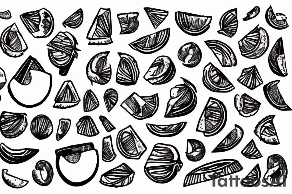 coconut in words tattoo idea