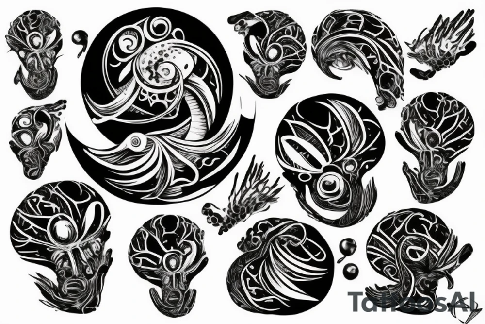 coconut in words tattoo idea