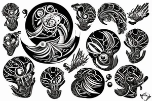 coconut in words tattoo idea